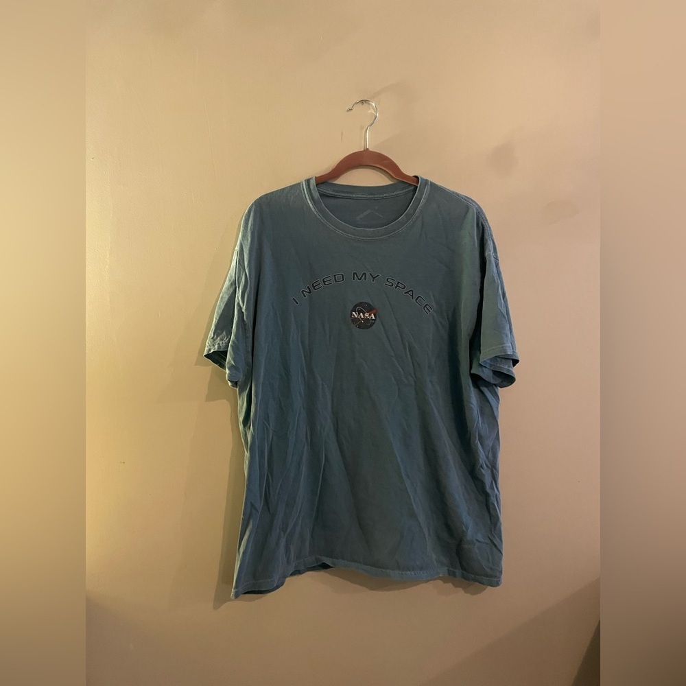I Need My Space NASA Blue T Shirt Prairie Moutain